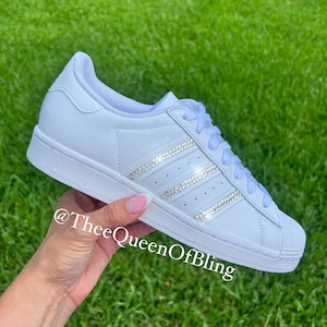 Superstar originale Adidas pour femme avec cristaux Swarvoski