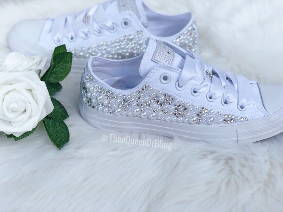 pearl covered converse