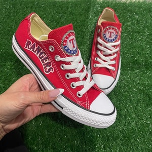 Custom Texas Rangers converse