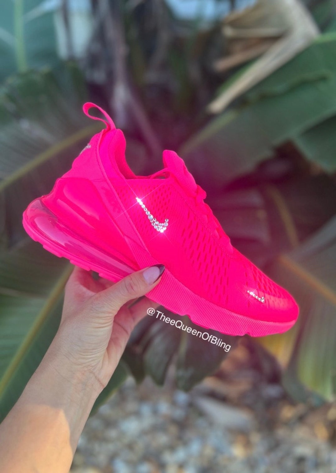 Swarvoski Nike Air Max 270 for Women - Etsy