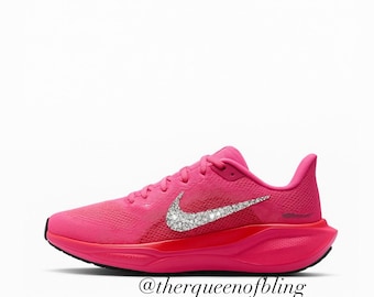 Womens hot pink Swarvoski Pegasus 41