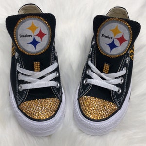 Pittsburgh Steelers custom converse, steelers converse shoes for women