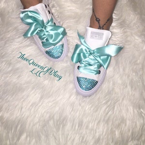 WEDDING CONVERSE!! Reception, prom , engagement party, birthday shoes,bedazzled converse,swarvoski converse, bridal converse,