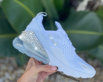 Women’s white Nike Air max 270