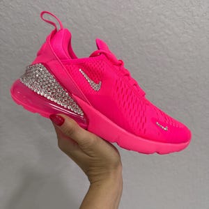 RARE hyperpink Swarvoski nike air max 270 for women