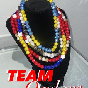 TEAM orders customizable baseball necklaces , baseball drip, basketball necklaces , diamond necklaces