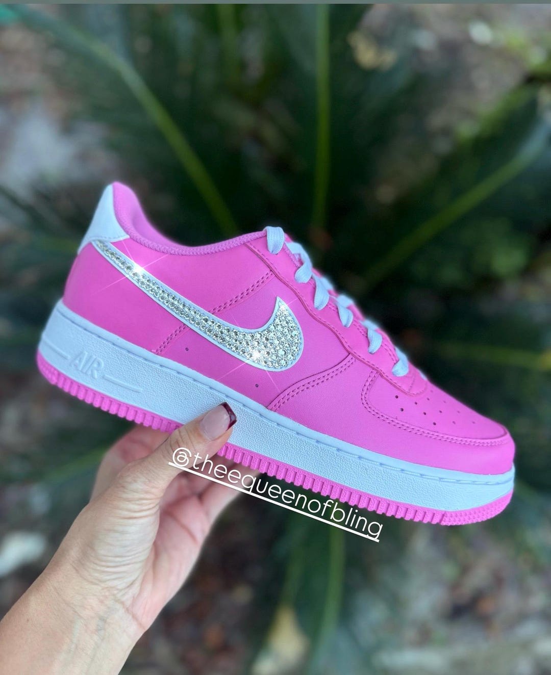 swarovski nike pink