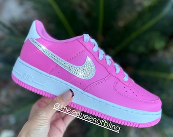 pink rhinestone nikes