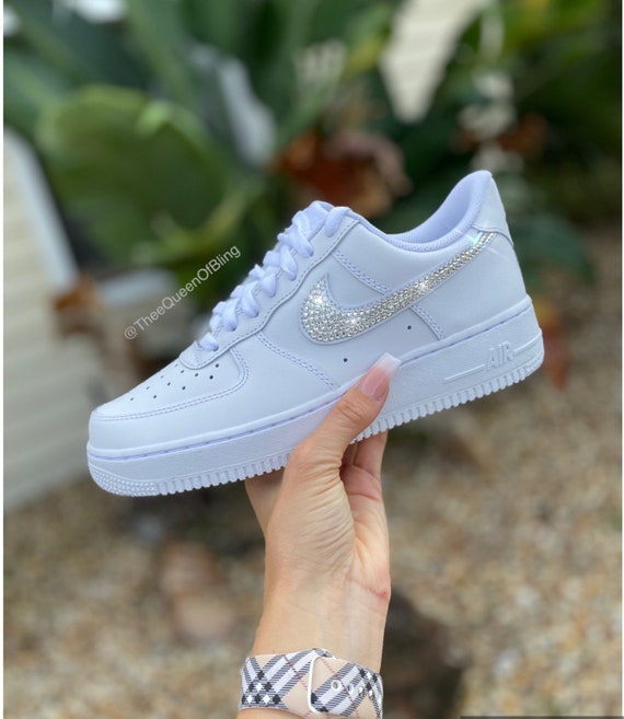 sparkly air force 1s