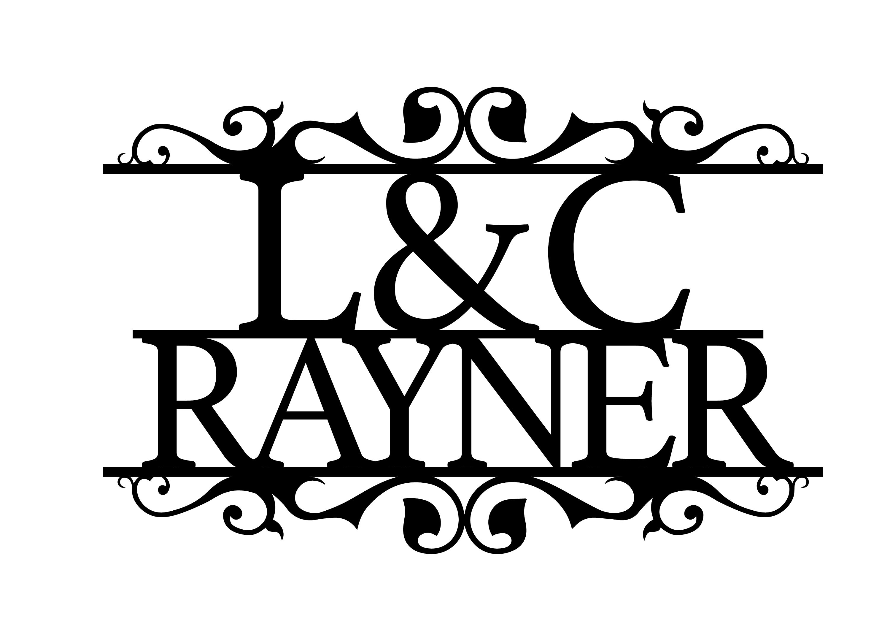 Ornate Custom Metal Sign | Etsy