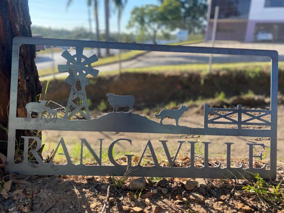 Custom Personalised Metal Property Sign Etsy