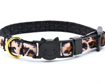 Legacy Collection Cat Collar With Bell 8"-12" Black White Zebra Print 2 Count 
