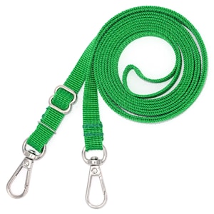 Crossbody-Gurtband • Einstellbar 92-168 cm • 3/8" Breit • Handyband • Gurtband in 12 Farben • Handtaschenzubehör • Schmaler Gurt Grün