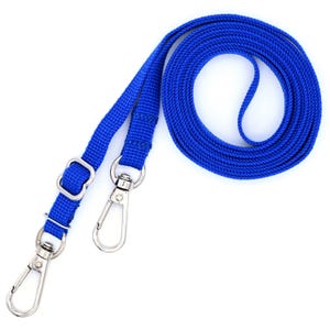 Crossbody-Gurtband • Einstellbar 92-168 cm • 3/8" Breit • Handyband • Gurtband in 12 Farben • Handtaschenzubehör • Schmaler Gurt Blau