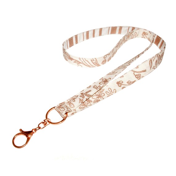 10 Gold ID Lanyard Badge Holder Swivel Clips