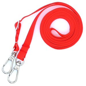 Crossbody-Gurtband • Einstellbar 92-168 cm • 3/8" Breit • Handyband • Gurtband in 12 Farben • Handtaschenzubehör • Schmaler Gurt Rot