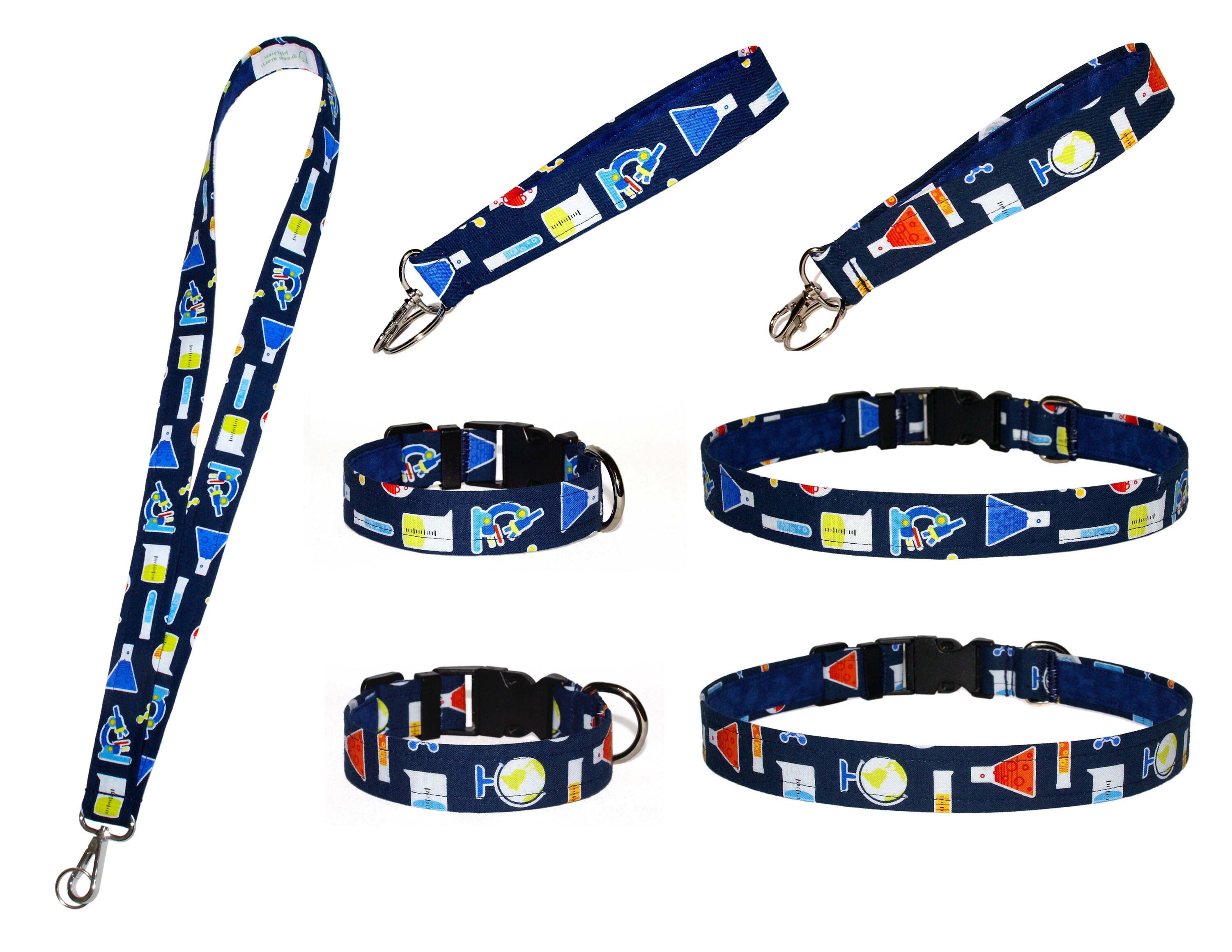 Chemistry Lanyard Lanyard Key Fob Microscope Test Tube Etsy