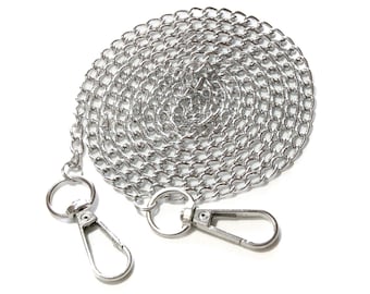 53 "Silber Handtasche Kette • Leichte Kette für Braut Clutch • Abend Handtasche Kette • Zarte Crossbody Kette • Prom Handtasche Kette