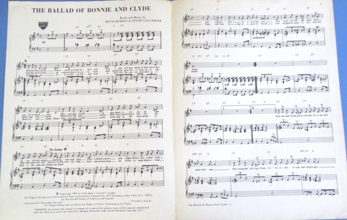 Ballad Of Bonnie And Clyde Lyrics