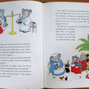 Babar and His Children by Jean de Brunhoff, Translated from the French by Merle Haas 1938/1966 ISBN 0-80577-1 image 4