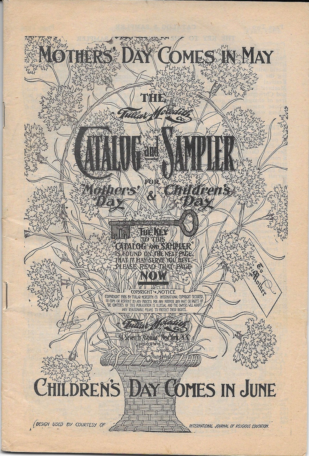 The Tullarmeredith Catalog & Sampler for Mother's Day Children's Day