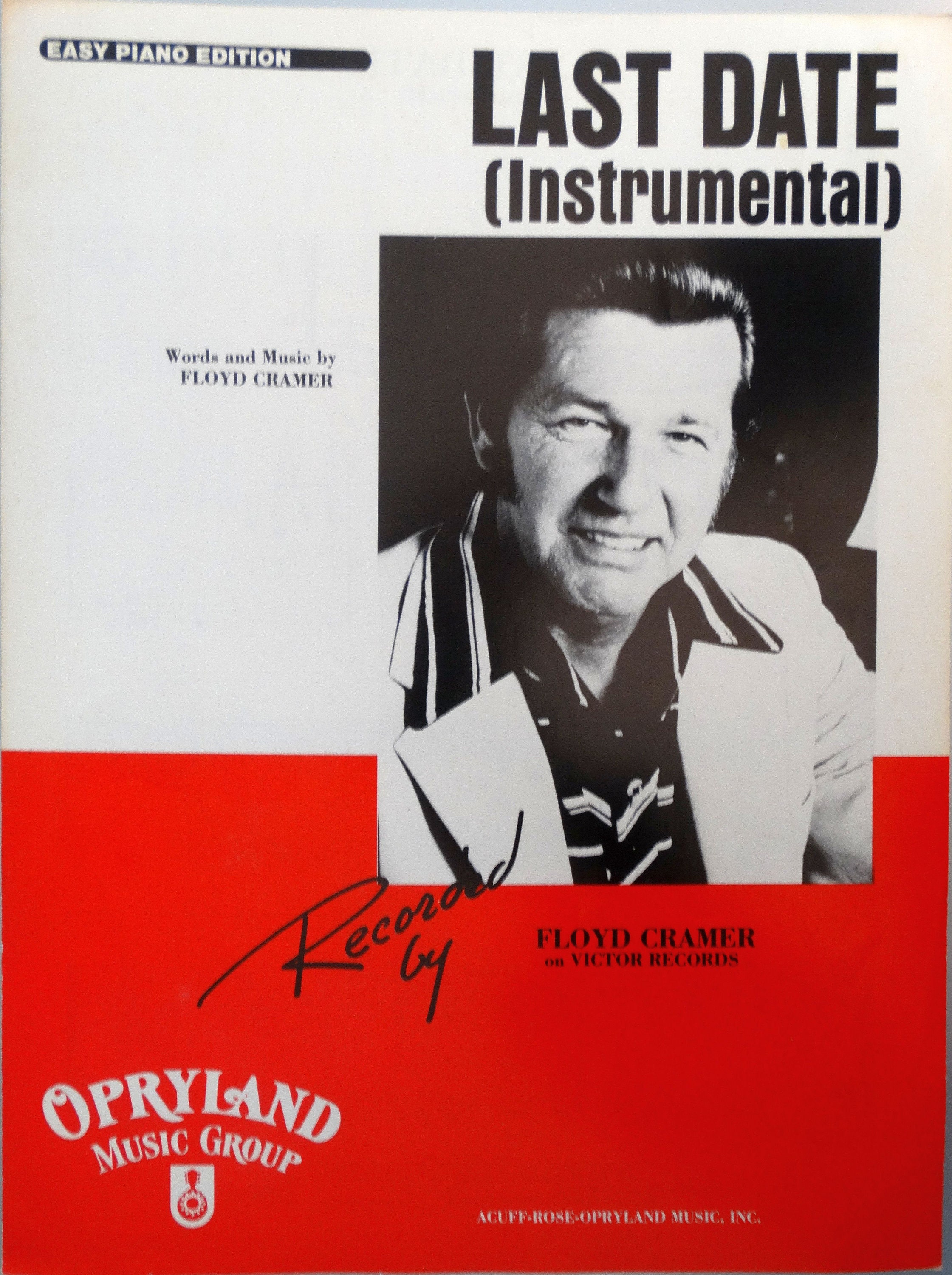 Floyd Cramer: “Last Date” – So Many Songbooks