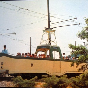 Vintage Real Color Foto Postal Blackpool Inglaterra "Boat" Tram California Railway Museum, Rio Vista Junction C33525 Bill Kluver, Nunca usado