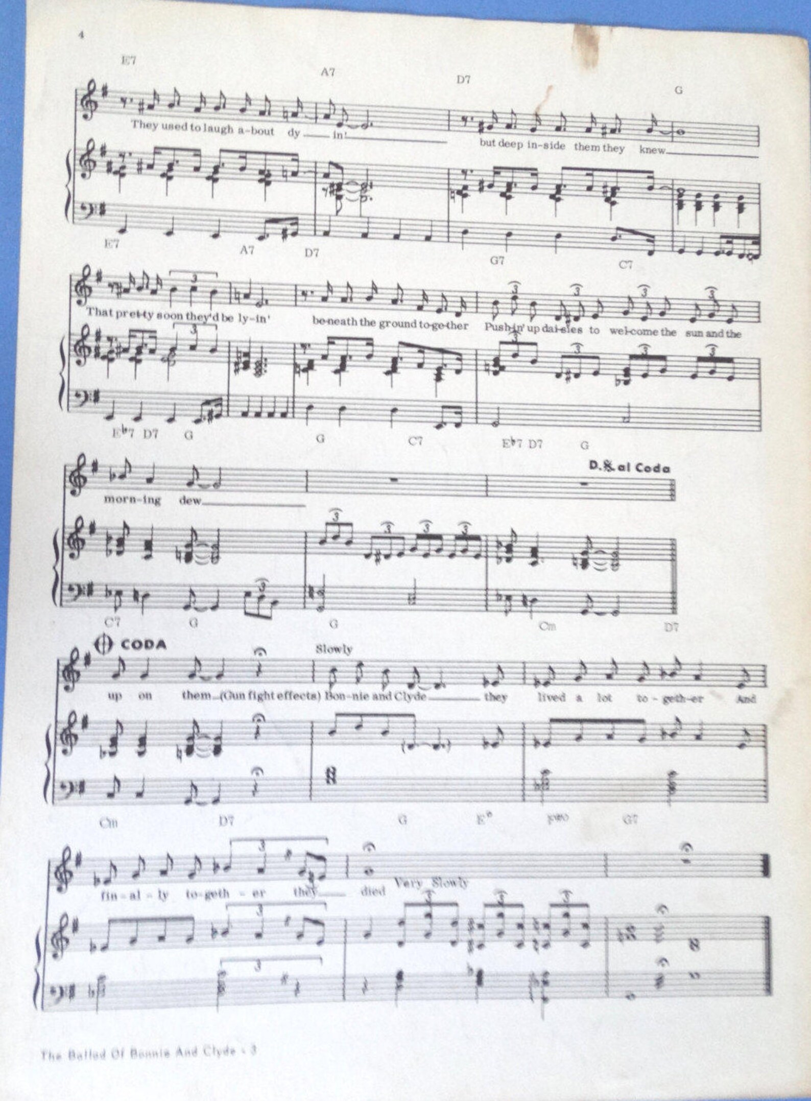 Ballad Of Bonnie And Clyde Lyrics