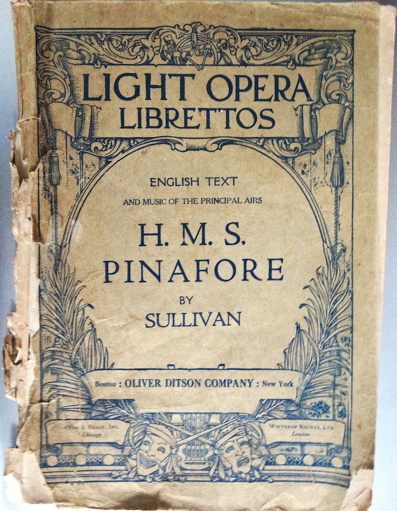 hms pinafore libretto hms pinafore libretto