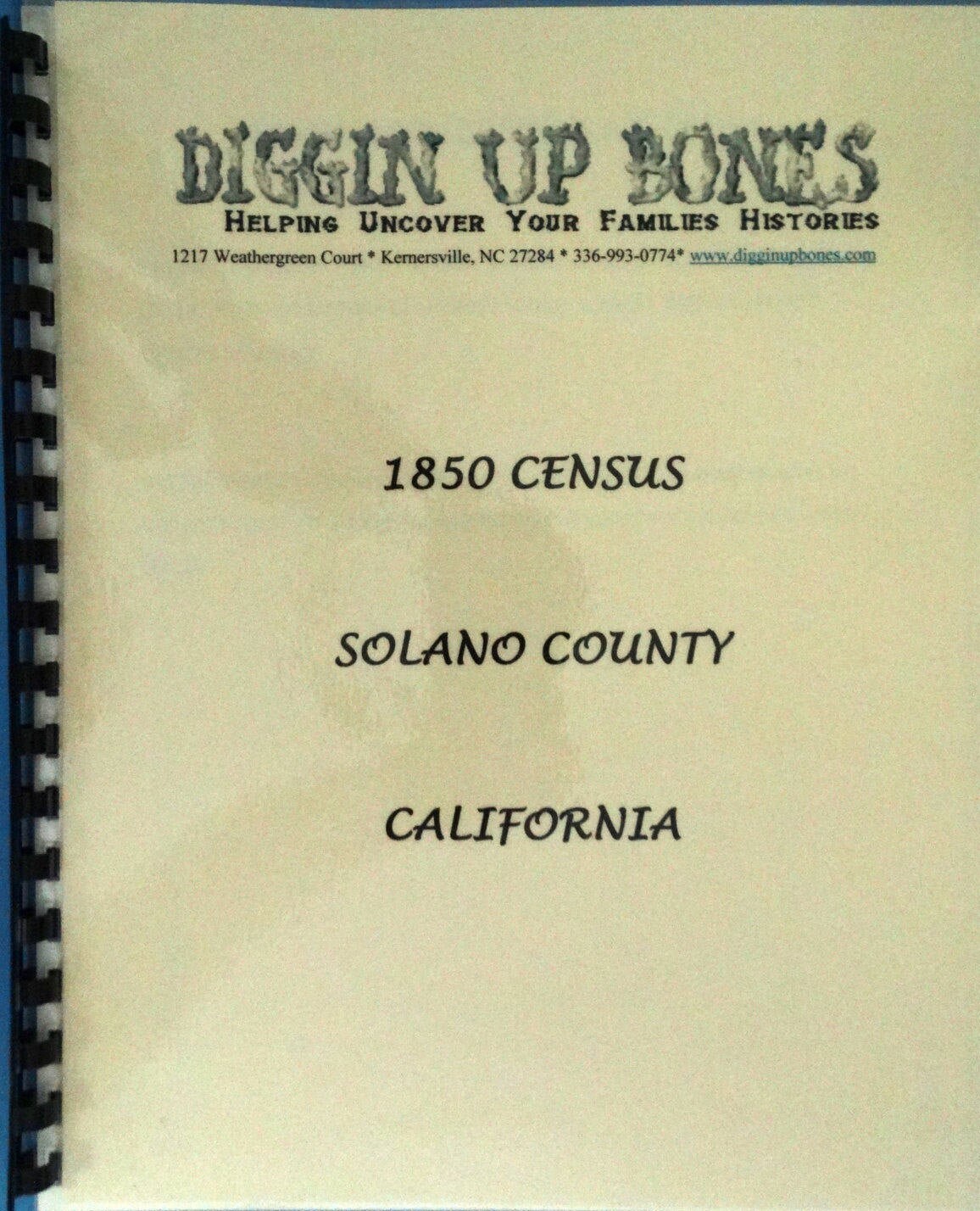 Diggin up Bones, Helping Uncover Your Families Histories - 1850 Census Solano  County California - Etsy