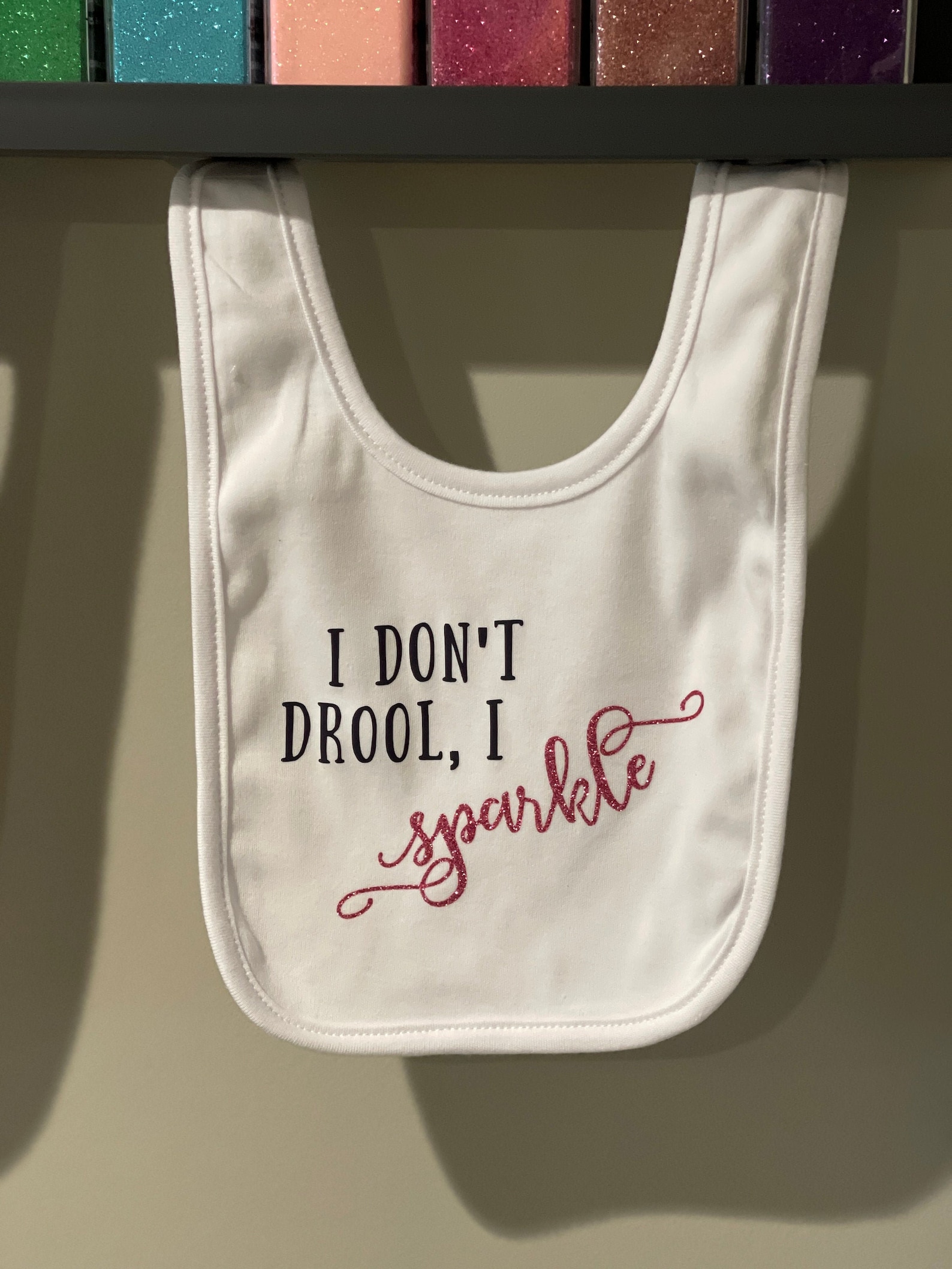 Adorable Funny Baby Drool Bib Gift I Don't Drool I Etsy