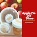 Apple Pie DIY Clay Slime, Scented, Butter Slime, Clear Jelly Cube Slime Fluffy W/Daiso Clay W/FREE Extras ASMR Toy Gift Slime Shop Blissbalm 