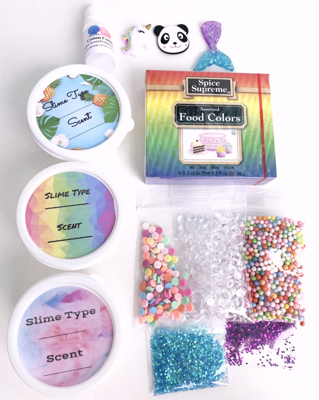 DIY Slime Kit Supplies Kids - Ready Slimes Making Kits Craft for