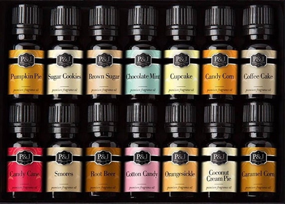  P&J Fragrance Diffuser Oil Happy Set  Root Beer, Watermelon,  Banana, Strawberry Lemonade, Orangesicle, Bubble Gum Candle Scents for  Candle Making, Freshie Scents, Soap Making Supplies : Books