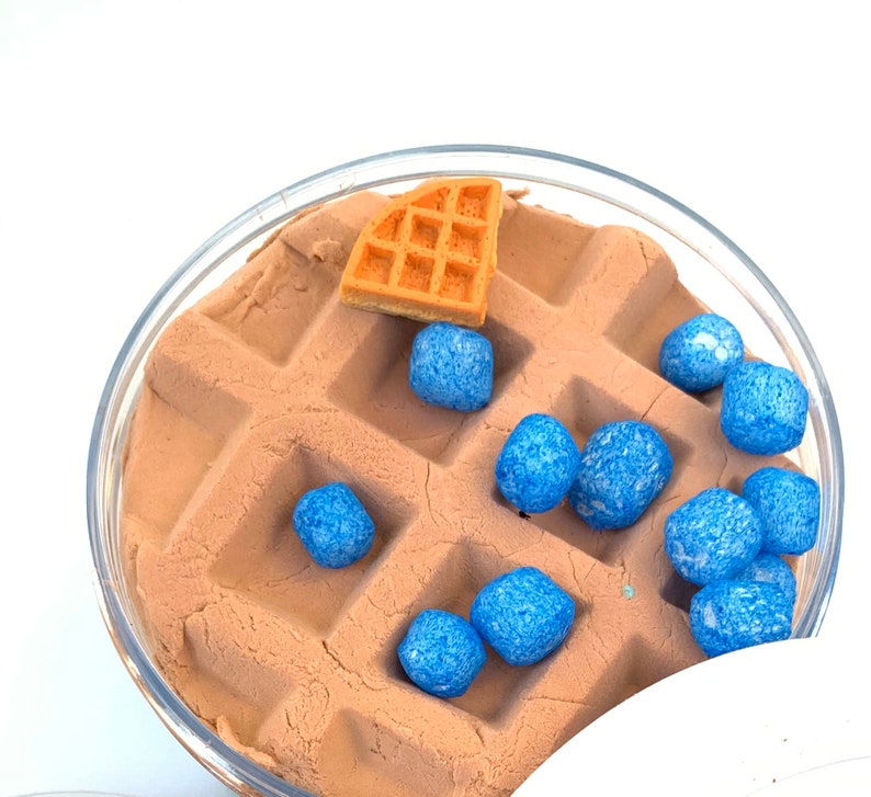 Blueberry Waffle DIY Clay Slime SET Fruit Scented Etsy