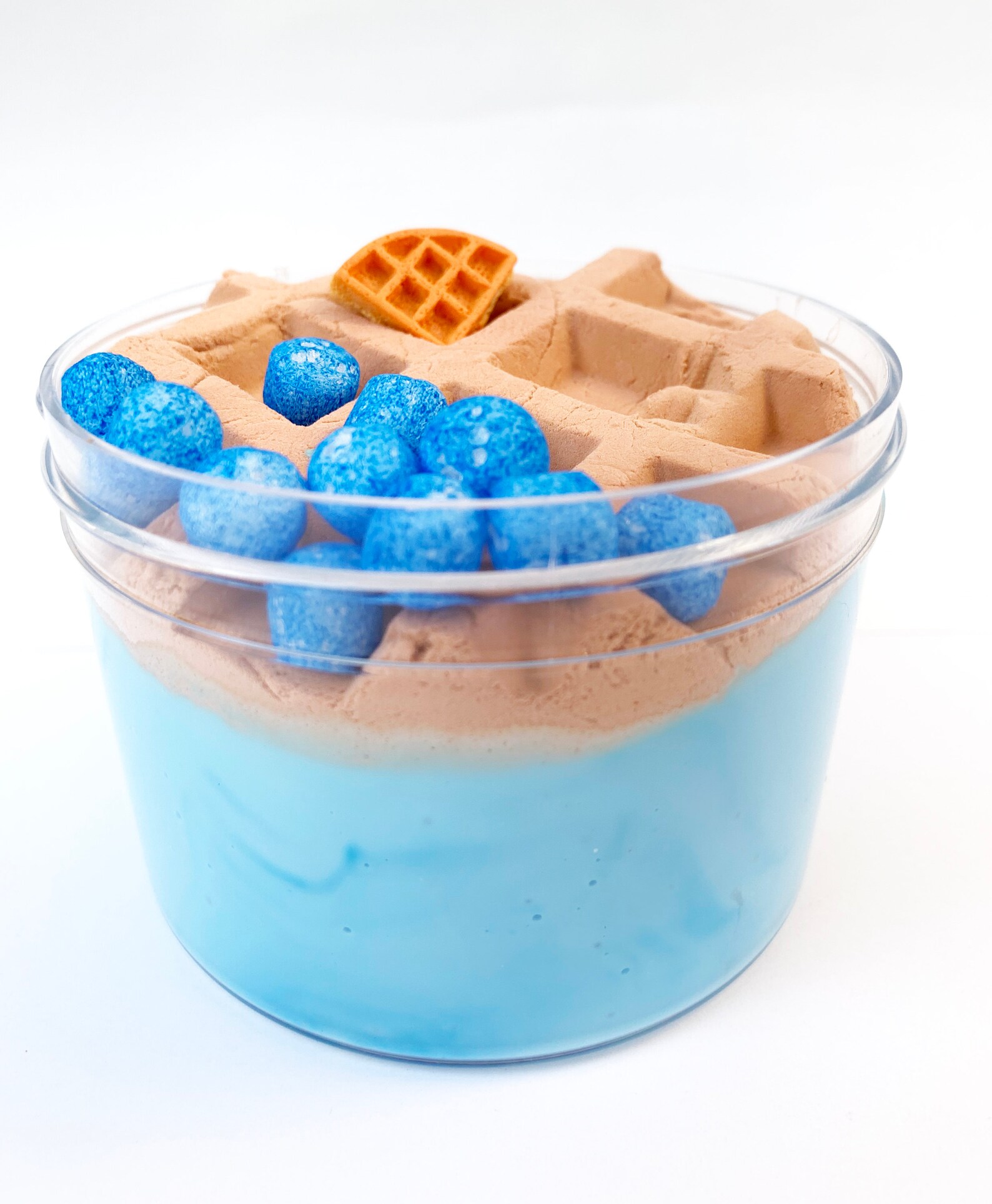 Blueberry Waffle DIY Clay Slime SET Fruit Scented Etsy