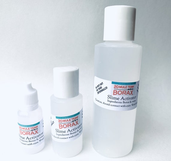 Borax Slime Activator For Clearbuttercrunchythiccslime Make Your Own Slime Shop Slime Supplies Accessories Ingredients Blissbalm