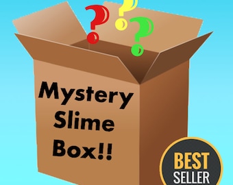 Mystery Slime Box/Package FREE Extras Birthday Gift/Toys for Kids Scented Slime Cheap Toy Slime shops, Floam slime, Cloud slime, Unique Gift