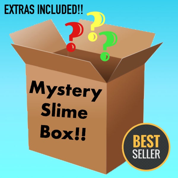 Mystery Slime Box/Package FREE Extras Birthday Gift/Toys for Kids Scented Slime Cheap Toy Slime shops, Floam slime, Cloud slime, Unique Gift
