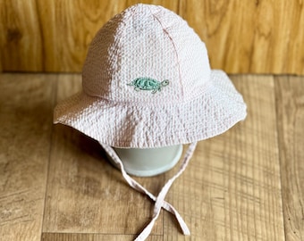 Baby/Toddler Girl Embroidered Summer Sun Hat