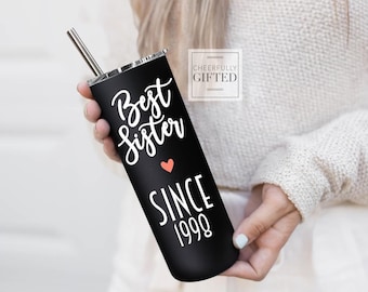 Best sister cup, best gifts for sister, bestie gift for friend, cute gift idea for bestie, cute friend gifts, birthday gift for friend