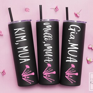 Makeup artist mug, Makeup artist gift, Makeup artist tumbler, Gifts for makeup artist, Gifts for salon, Salon gift, Christmas gift