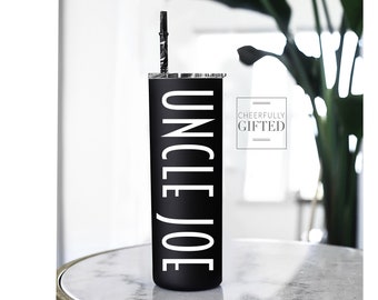 Gifts for uncle, birth announcement gift, uncle tumbler, uncle gift ideas, best uncle gift