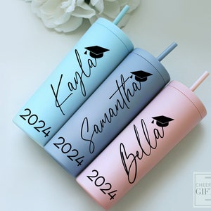 gifts for new grad, 2024 grad, graduation party gift, graduation tumbler, graduation gifts, graduation present, personalized tumbler