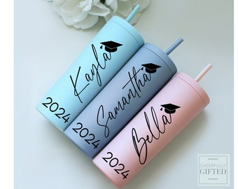 gifts for new grad, 2024 grad, graduation party gift, graduation tumbler, graduation gifts, graduation present, personalized tumbler