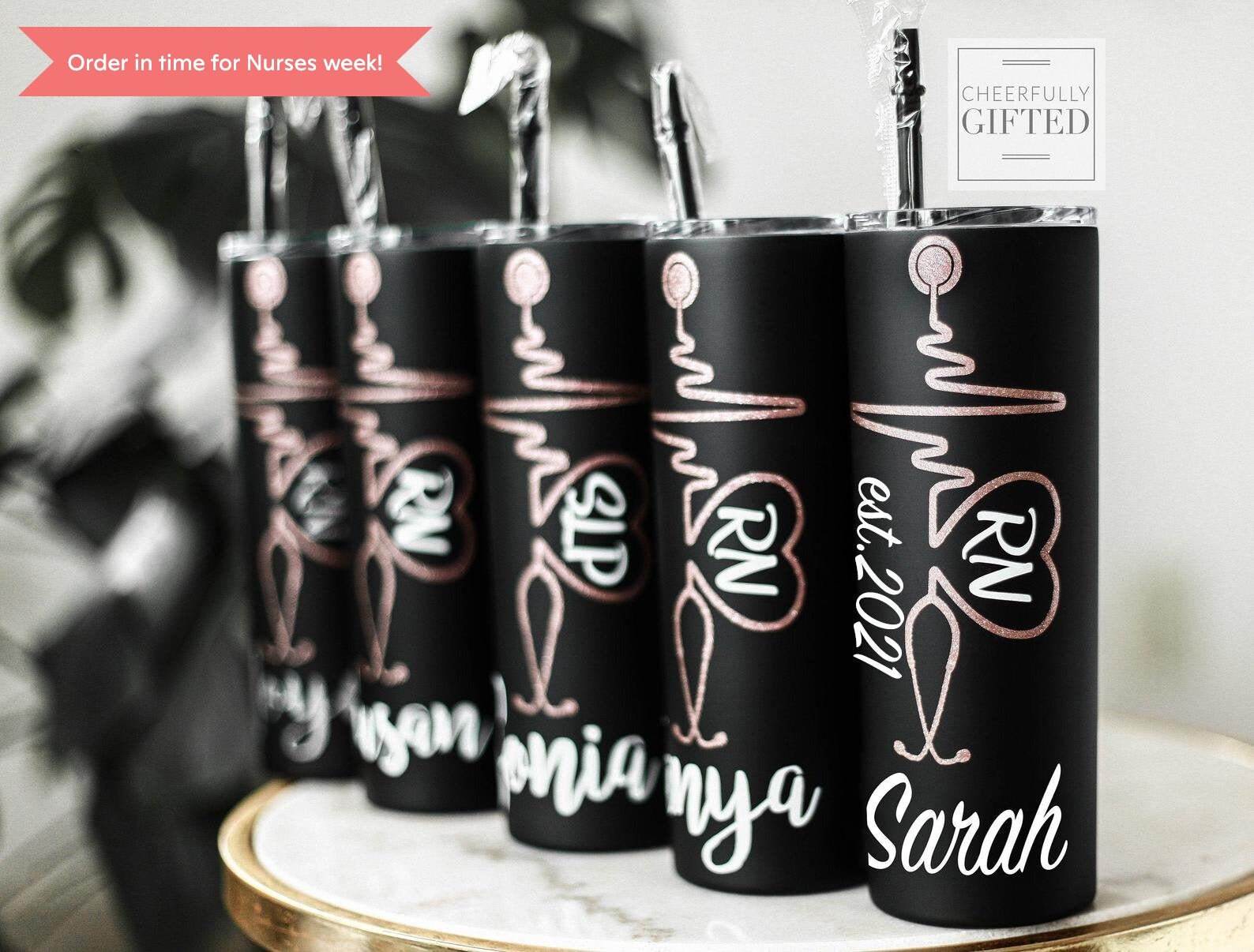 Nurse cup Steel cup Nurse gift new nurse RN gift Grad Etsy