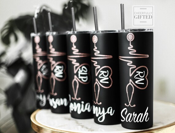 Nurse cup Steel cup Nurse gift new nurse RN gift Grad | Etsy