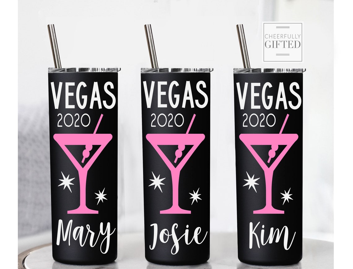 Vegas cups Vegas Vacation cups travel tumbler steel Etsy