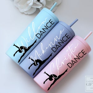 gifts for dance teacher, dance teacher appreciation gift, dance tumbler, gifts for dancer, dance themed gifts