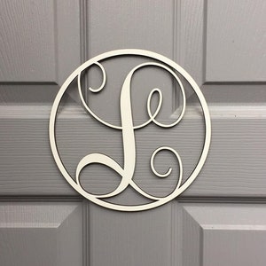 Customized Wreath Hanger - Monogram Wreath Hanger - Monogram Letter for Wreath - Wreath Monogram Letter - Wreath Monogram Piece - Monogram